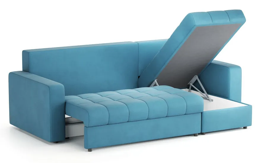 Диван угловой Тренто Camaro 21 бирюзовый - 5